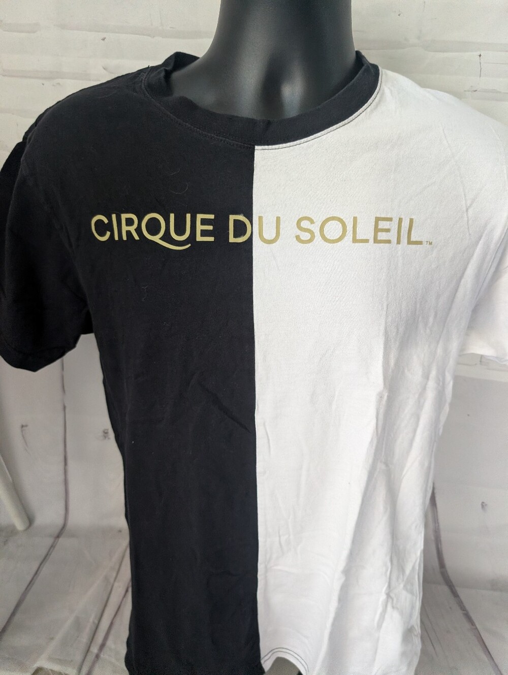 Cirque Du Soleil Black & White Men's Crew T-Shirt